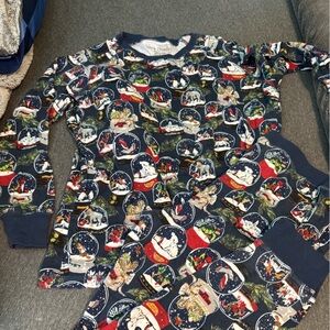 *mommy and me*  Vera Bradley animal snow globe  Cotton Pajama Sets